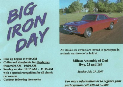 2007 Big Iron Day Poster