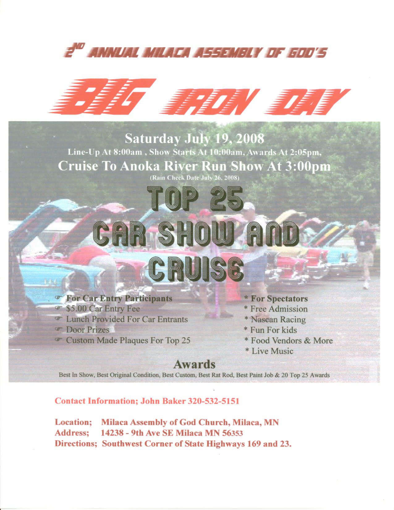 2008 Big Iron Day Poster