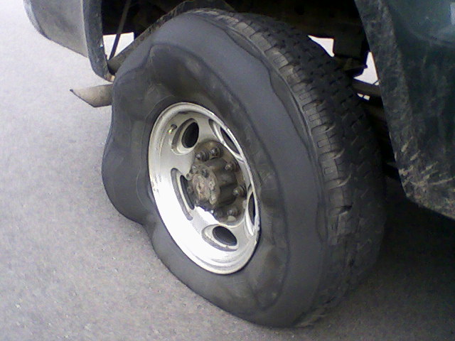 The tire that gave me an adventure on a Saturday afternoon.
