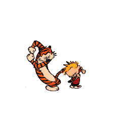Dancing Calvin and Hobbes