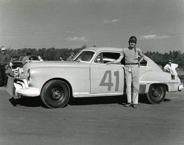 Curtis Turner wins the Langhorne Speedway race.