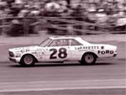 Fred Lorenzen wins the rain-shortened Daytona 500